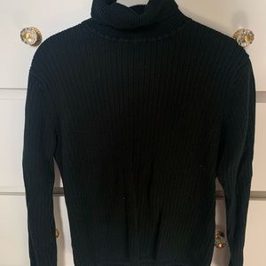 90s black turtleneck